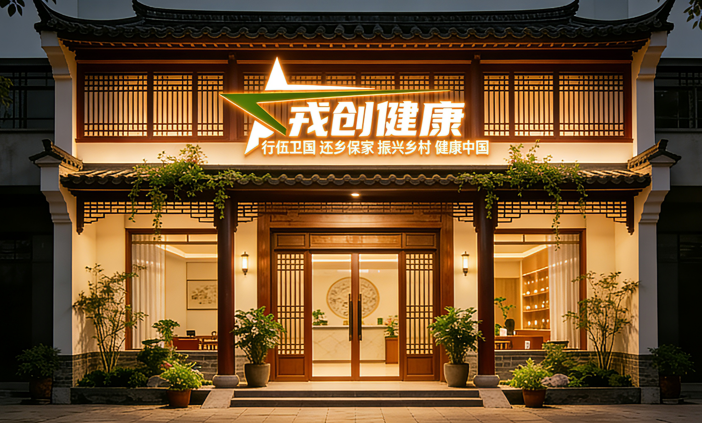 康养小店室内渲染示意三